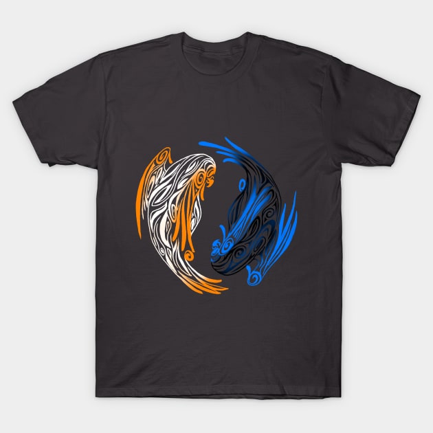 Opposites attract. T-Shirt by Owl Yer Needs